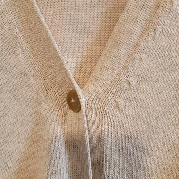 Pure Jill  one button cardigan - Oatmeal- sz Large Tall - Picture 2 of 5